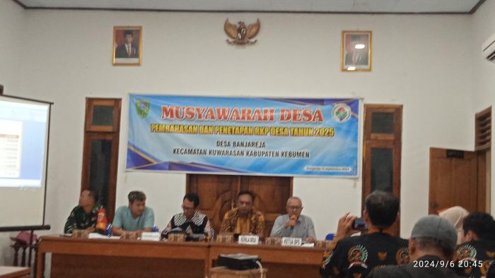 Desa Banjareja Tetapkan RKP Desa Tahun 2025 dan Data DTKS Melalui Musdes