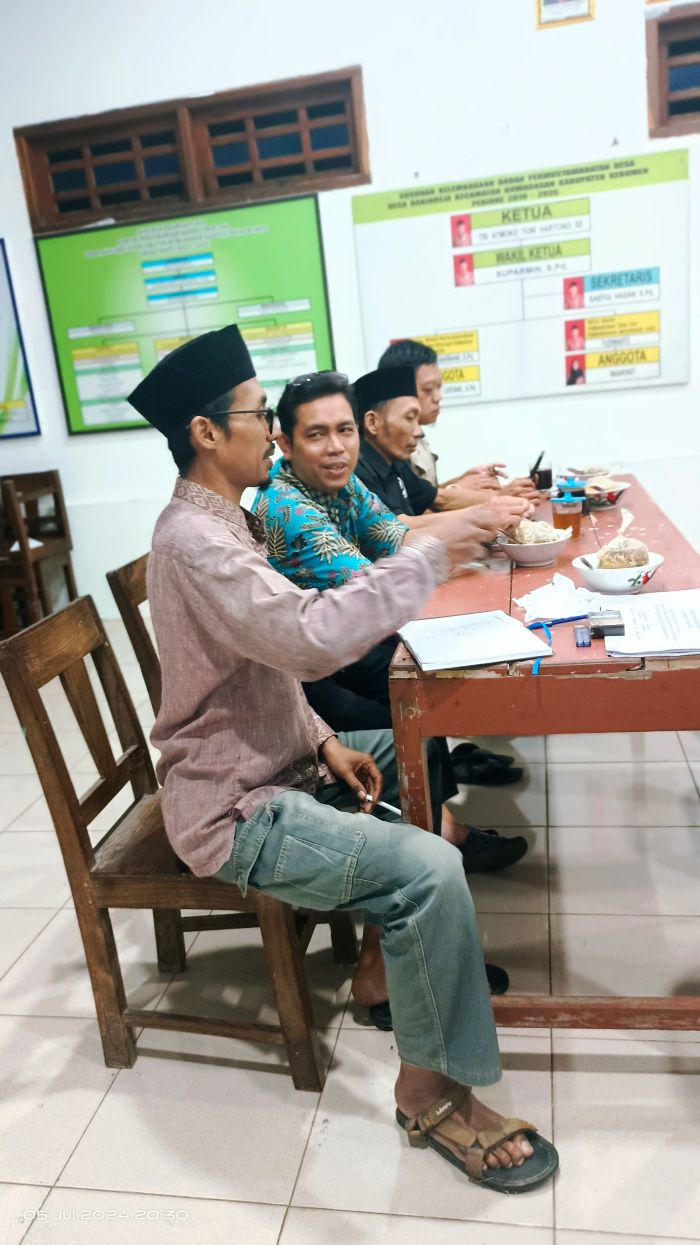 Debat Sengit Kepala Dusun 2, 3 dan 4 Warnai Rakor Pemdes Banjareja dengan BPD 01