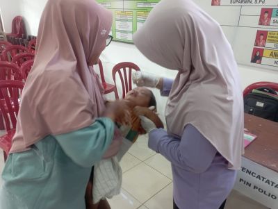 Warga Desa Banjareja Antusias Ikuti PIN Polio Putaran Kedua